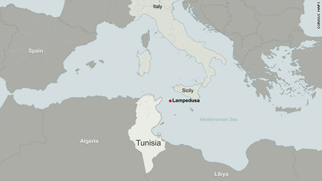 A steady flow of North African migrants have set sail from Tunisia to the Italian island of Lampedusa.