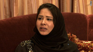 Eman al-Obeidy says she fled Libya, fearing for her safety.