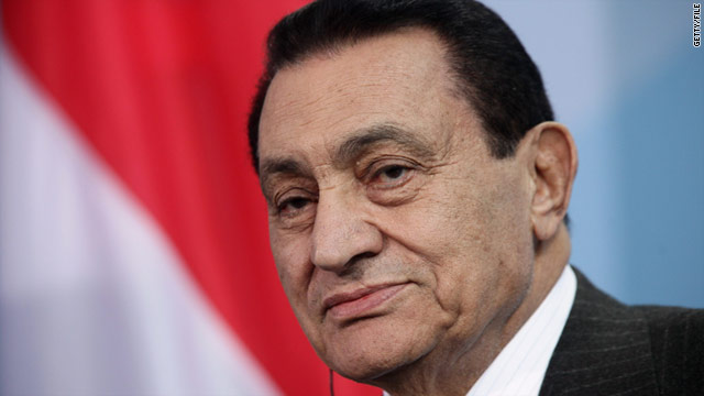 hosni mubarak face