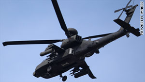 NATO using attack helicopters in Libya