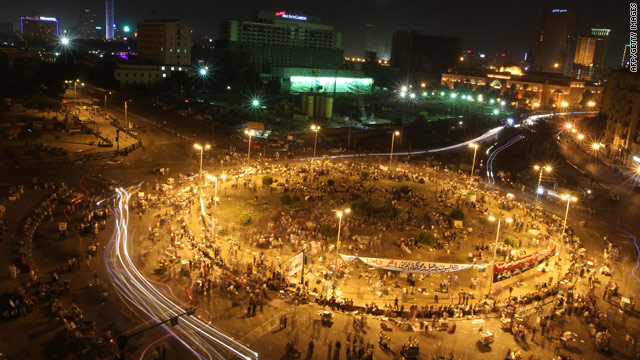 Egyptians protest in Cairo on May 27, 2011 against the military council's handling of the post-revolt phase.