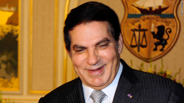 Zine El Abidine Ben Ali (pictured in 2010) was ousted in the Tunisian revolt that sparked protests across the Arab world.