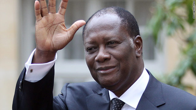 Alassane Ouattara has urged the ICC to investigate major crimes committed during Ivory Coast's political standoff.