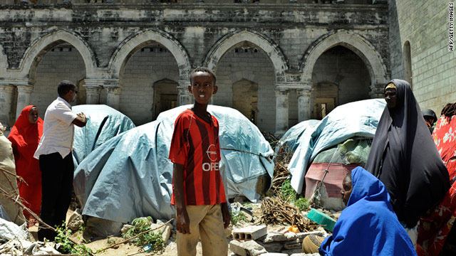 Somali refugees in the capital of Mogadishu. Somali leaders have agreed to hold elections in the war-ravaged nation.