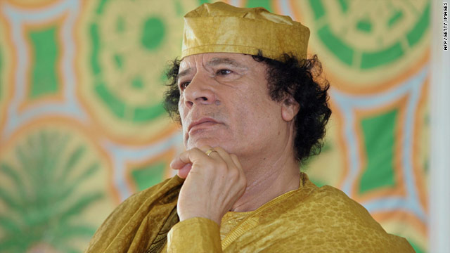 A picture of Moammar Gadhafi taken in 2005. The ICC has asked Interpol to issue Red Notice arrest warrants for Gadhafi.