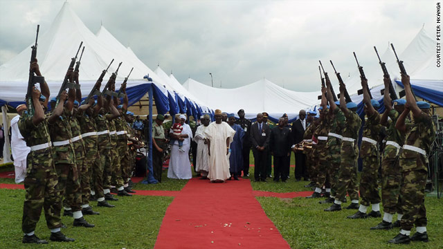 A memorial ceremony honoring the 25 victims of a terrorist bombing in Nigeria was held on Thursday.