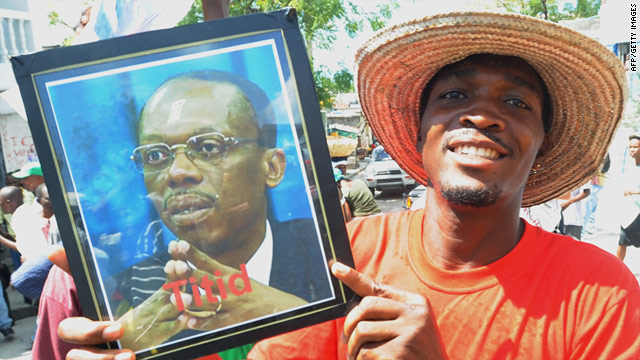 Supporter of former Haitian president Jean-Bertrand Aristide are eagerly awaiting his return to the country ahead of March elections.