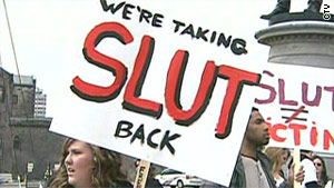 Demonstrators marched through Toronto earlier this year as part of the SlutWalk campaign against sexual violence.