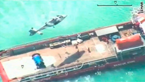 Seven oil workers were rescued in the Gulf of Mexico on Sunday and taken to a local hospital.