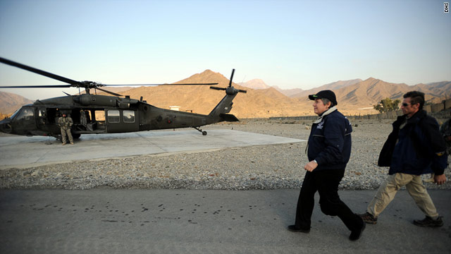 Homeland Security Secretary Janet Napolitano visits Afghanistan on Saturday for meetings with officials and a visit with troops.