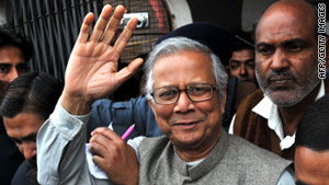 The charge accuses Muhammad Yunus of saying four years ago that politicians were in power only to make money.