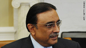 Pakistani President Asif Ali Zardari's office said Zardari's goal is to have "a mean, lean and aboveboard Cabinet."