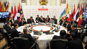 Foreign Ministers and representatives from ASEAN's 10 member nations meet in Jakarta, Indonesia, on Tuesday.