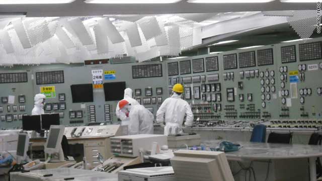 The control room of reactor No. 2 at the Fukushima Daiichi power plant.