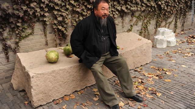 Ai Weiwei, shown in this file picture, has not been seen since Sunday when he was en route to Hong Kong.