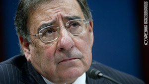 CIA Director Leon Panetta testifies before the House Intelligence Committee in Washington, DC on February 10.