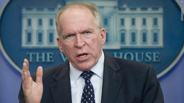 White House counterterrorism adviser John Brennan said U.S. commandos took "whatever material was appropriate."