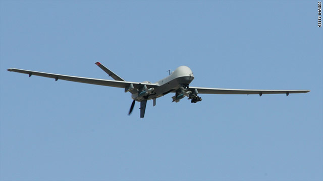 Friday's suspected drone strike (file photo) was the 21st this year compared to 111 in all of 2010.