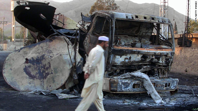 16 Dead When Oil Tanker Carrying Fuel For Nato Explodes In Pakistan