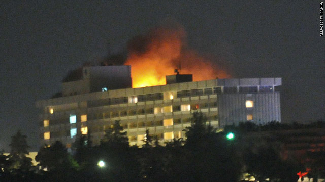 Key information from a U.S. Predator drone helped end Tuesday night's siege on the Hotel Inter-Continental in Kabul, Afghanistan.