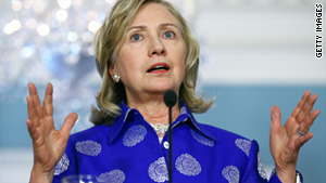 Secretary of State Hillary Clinton said the money supply hold emphasizes that the "partnership depends on cooperation."