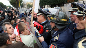 albanian protests