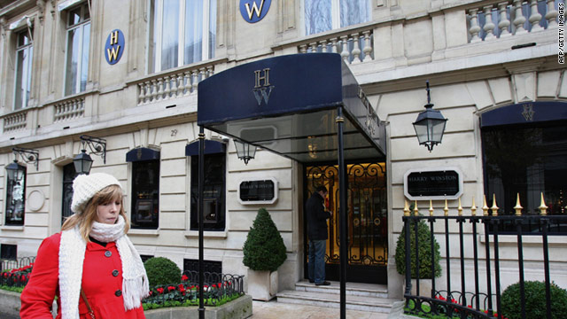 Four armed robbers stole an estimated $111 million worth of gems and money from Harry Winston's store in Paris in 2008.