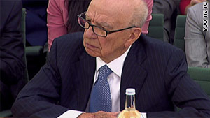 Media baron Rupert Murdoch blamed "the people I trusted and the people they trusted" during testimony Tuesday.