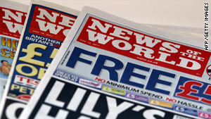 The 168-year-old News of the World published its final edition on July 10 as a result of the phone hacking allegations.