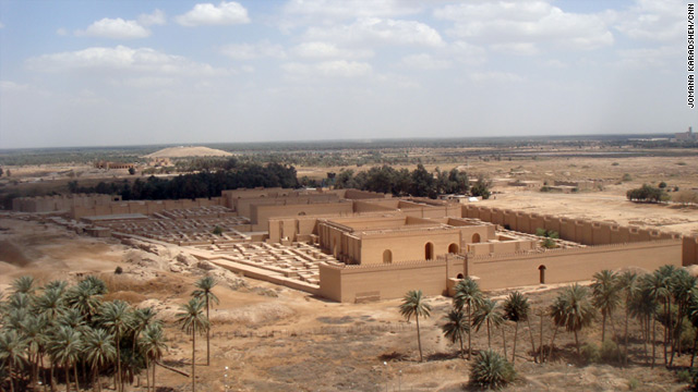 babylon ruins map