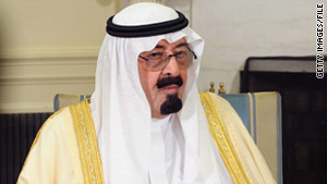 Saudi King Abdullah expressed support for Egyptian President Hosni Mubarak.