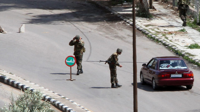 Syrian security forces have been accused of launching a violent crackdown in the city of Daraa.