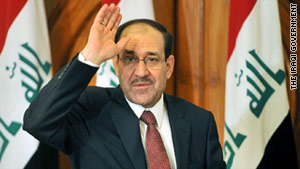 Iraqi Prime Minister Nuri al-Maliki says the White House would need to know Iraq's decision by August.