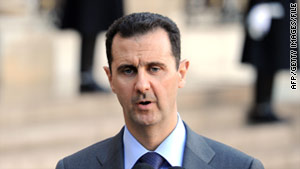 Syrian President Bashar al-Assad is granting amnesty to protesters charged with crimes, state-run TV reports.