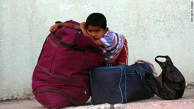 Palestinians stormed a gate at the Rafah border crossing on Saturday officials told CNN (file photo).