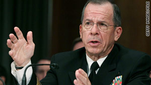 "Iran is very directly supporting extremist Shia groups (in Iraq), which are killing our troops," Adm. Mike Mullen said.