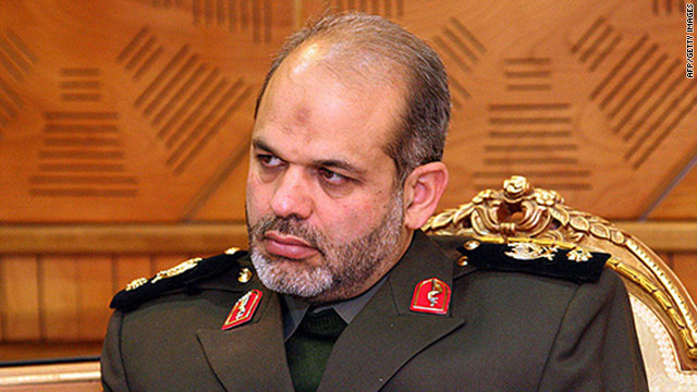 Iran's defense minister Brigadier General Ahmad Vahidi rejected allegations Iran was helping insurgents in neighboring Iraq.