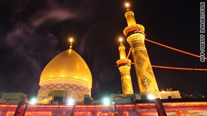 Many Shiite pilgrims have started walking to Karbala, home to a shrine honoring the grandson of the Prophet Mohammed.