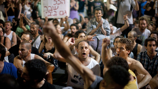 Israelis protest against rising prices