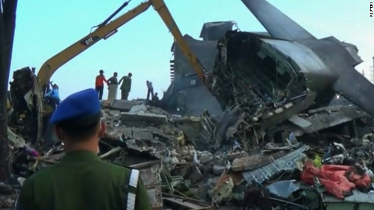 Indonesia plane crash toll hits 135