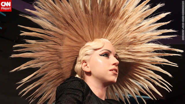 Lady Gaga wax figure at Madame Tussauds New York