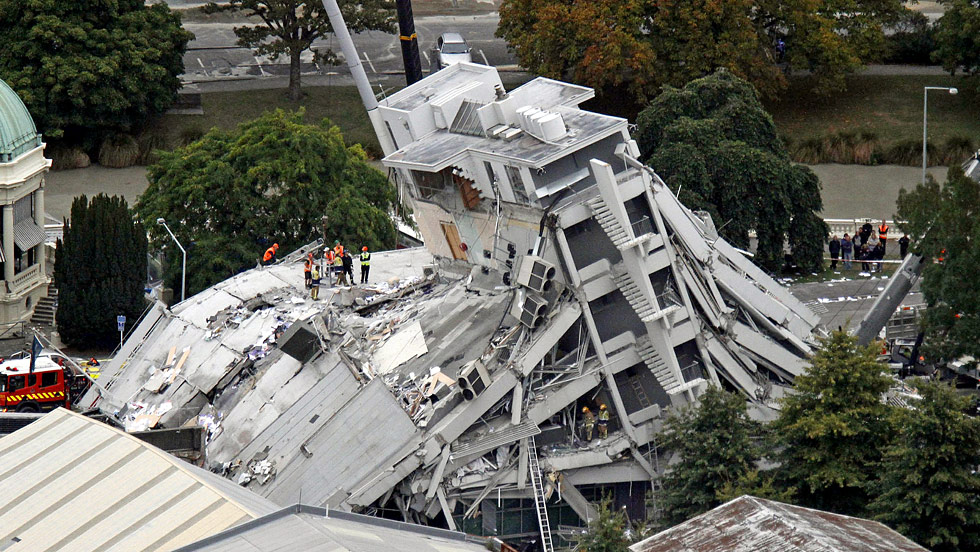 Photos Earthquake hits New Zealand