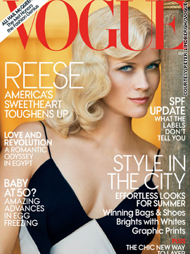 Reese Witherspoon covers the May issue of Vogue