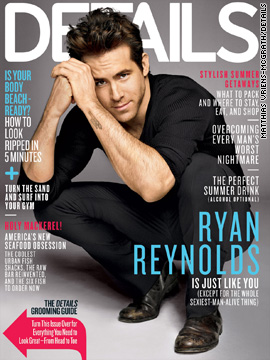 Ryan Reynolds covers Details magazine