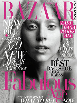 Lady Gaga goes 'bare' for Harper's Bazaar