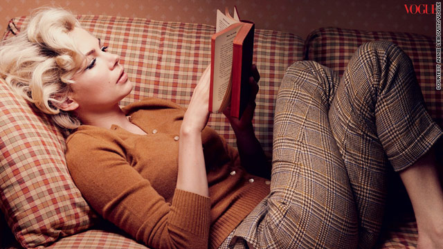 Michelle Williams covers the October issue of Vogue