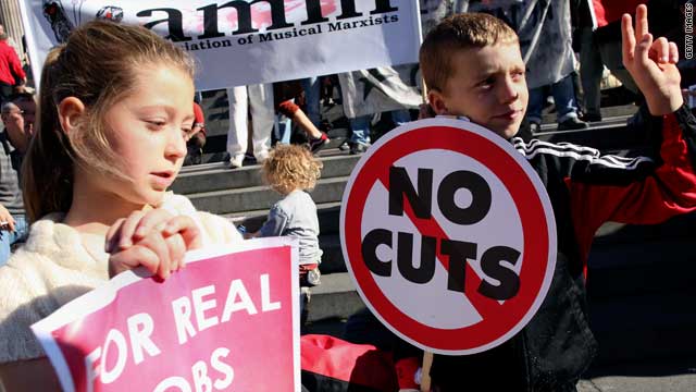 Children attend Occupy Wall Street
