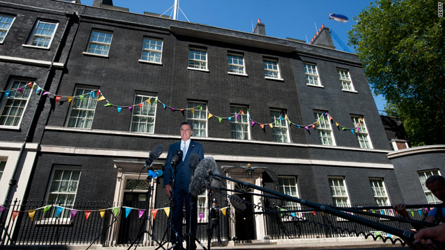 Romney in London