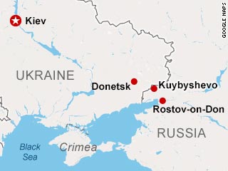 Map of Kuybyshevo, Russia