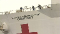 Hospital ship leaves for Haiti